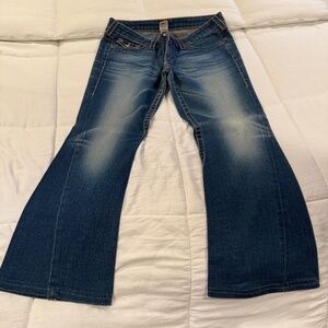 True Religion Women's Blue Boot Cut Jeans